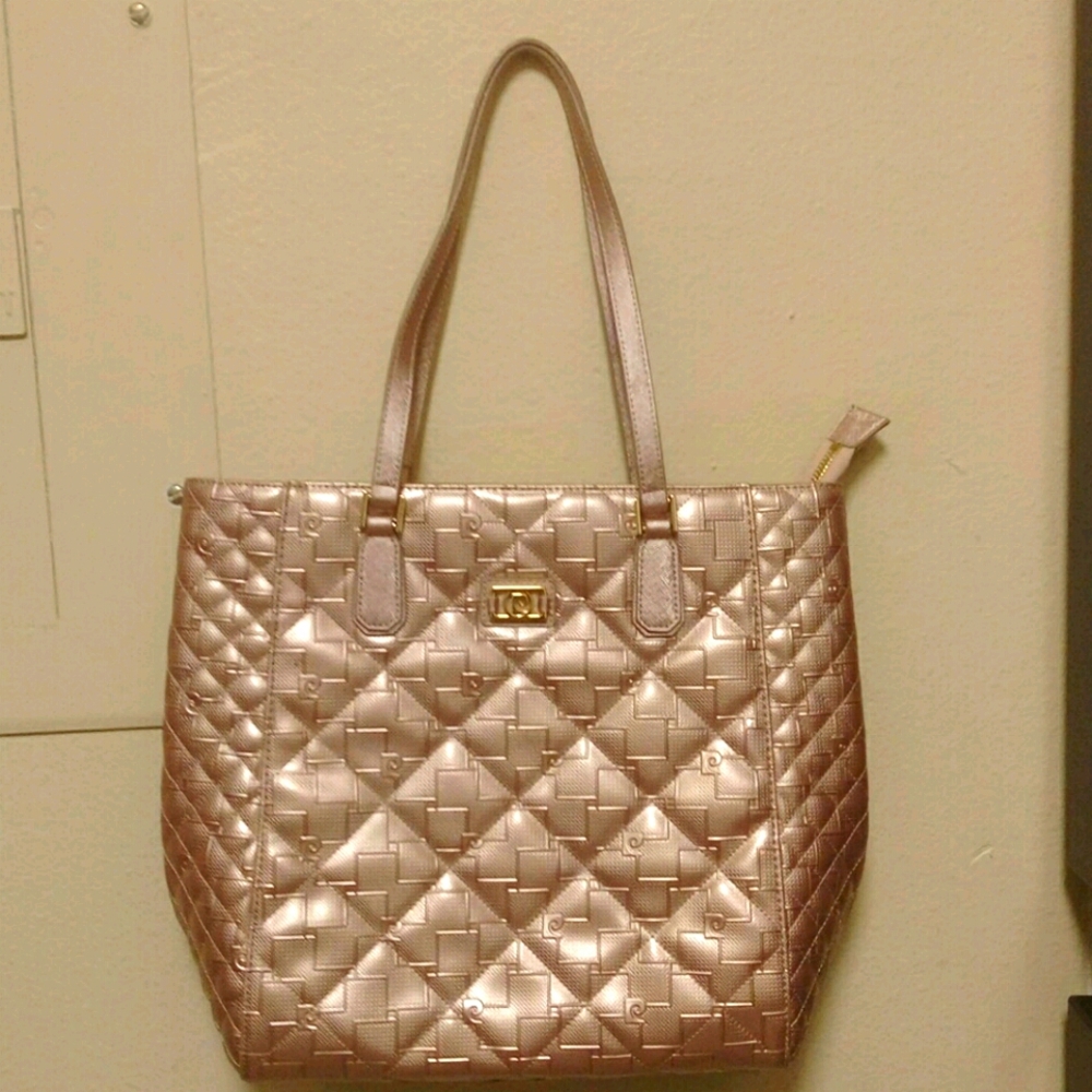 Pierre Cardin rose gold shoulder bag